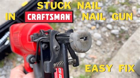 Cómo limpiar un Nail Gun Jam
